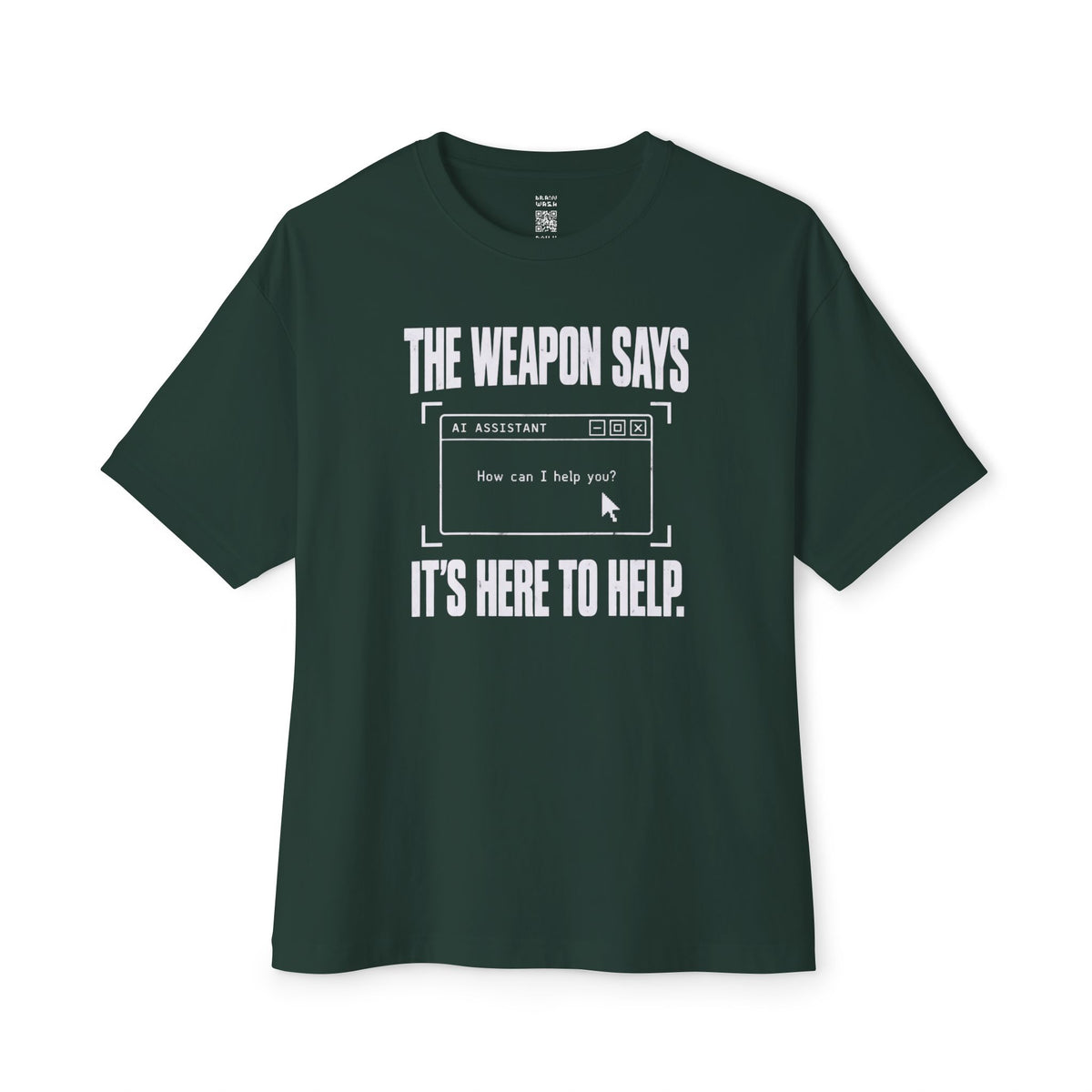 Here To Help Oversized Tee