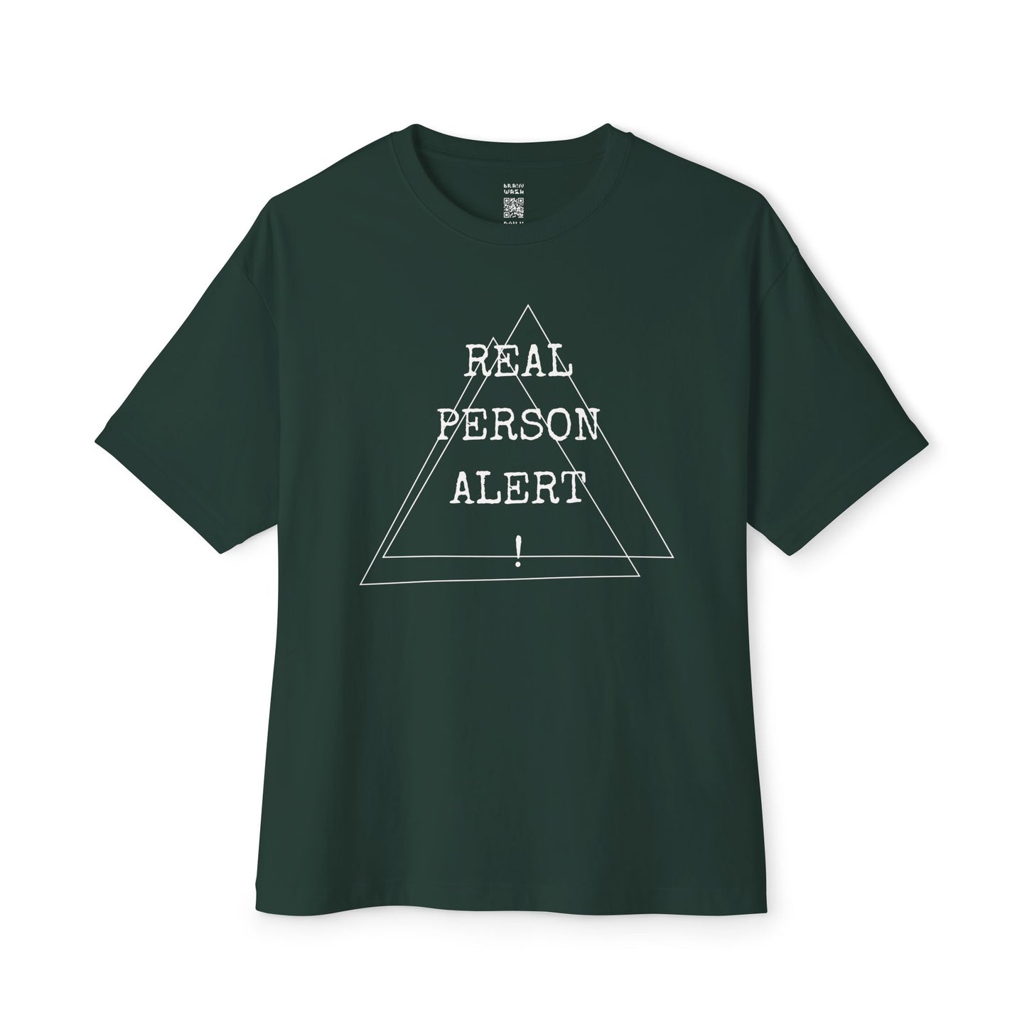 Real Person Alert Oversized Tee