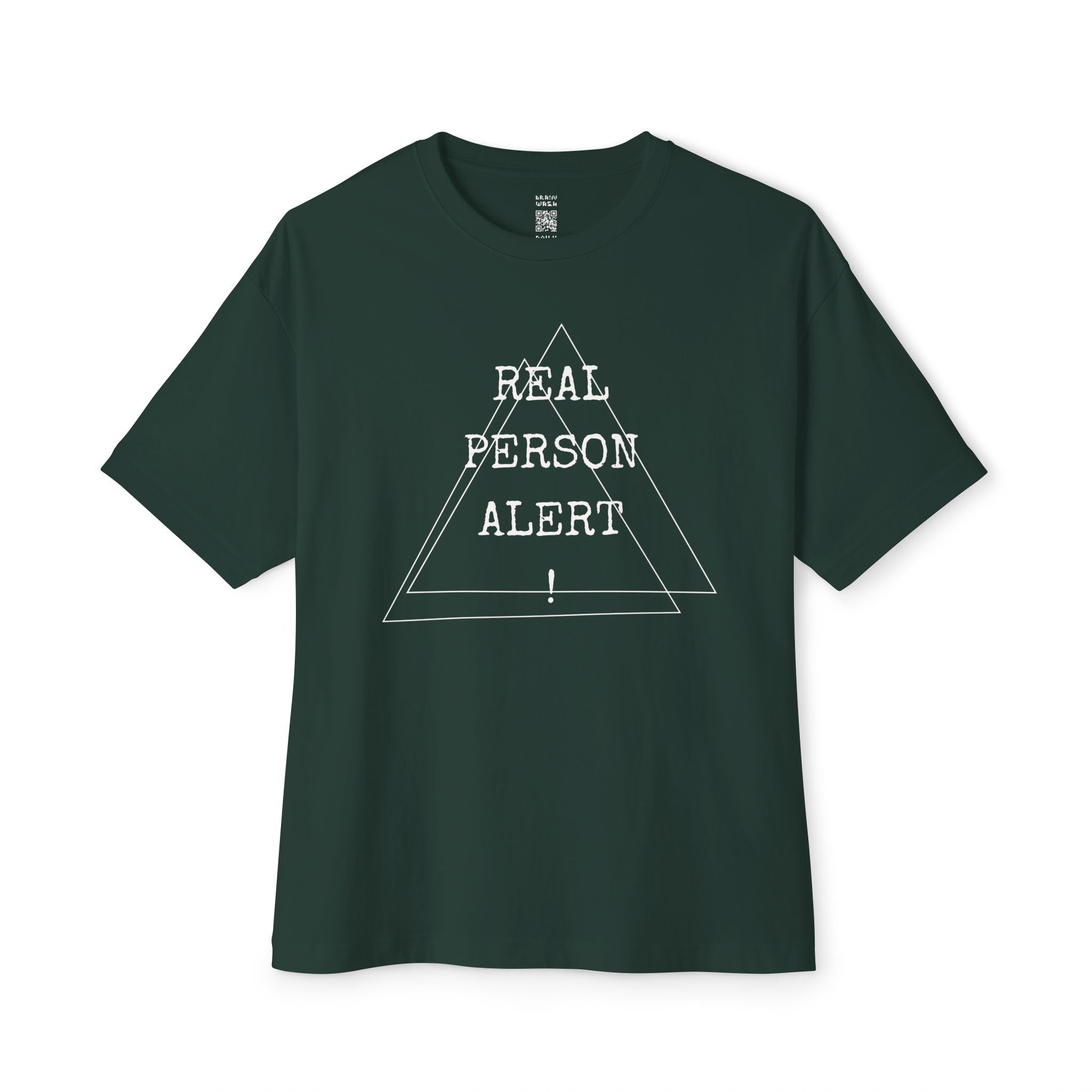 Real Person Alert Oversized Tee