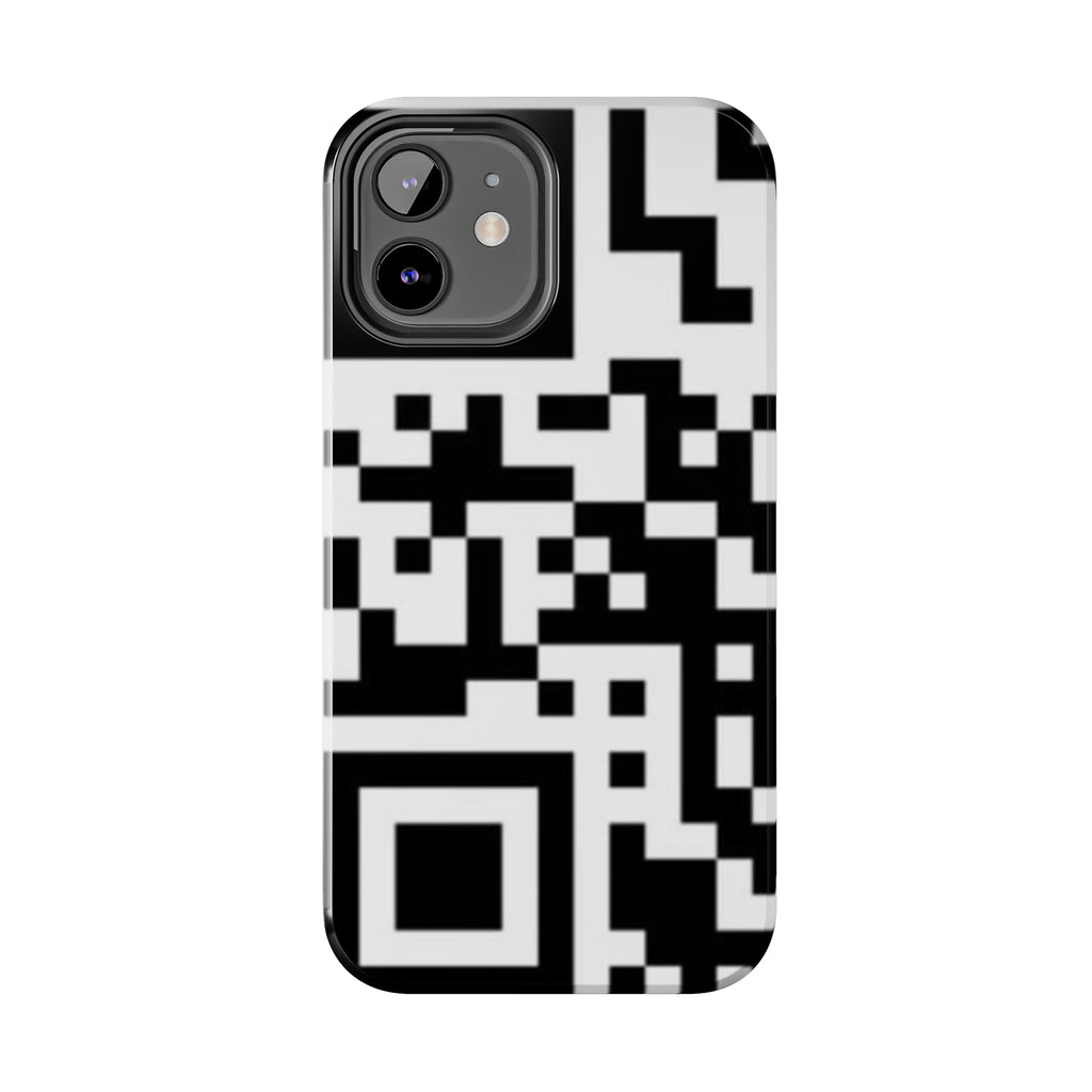 QR Print Tough Phone Case
