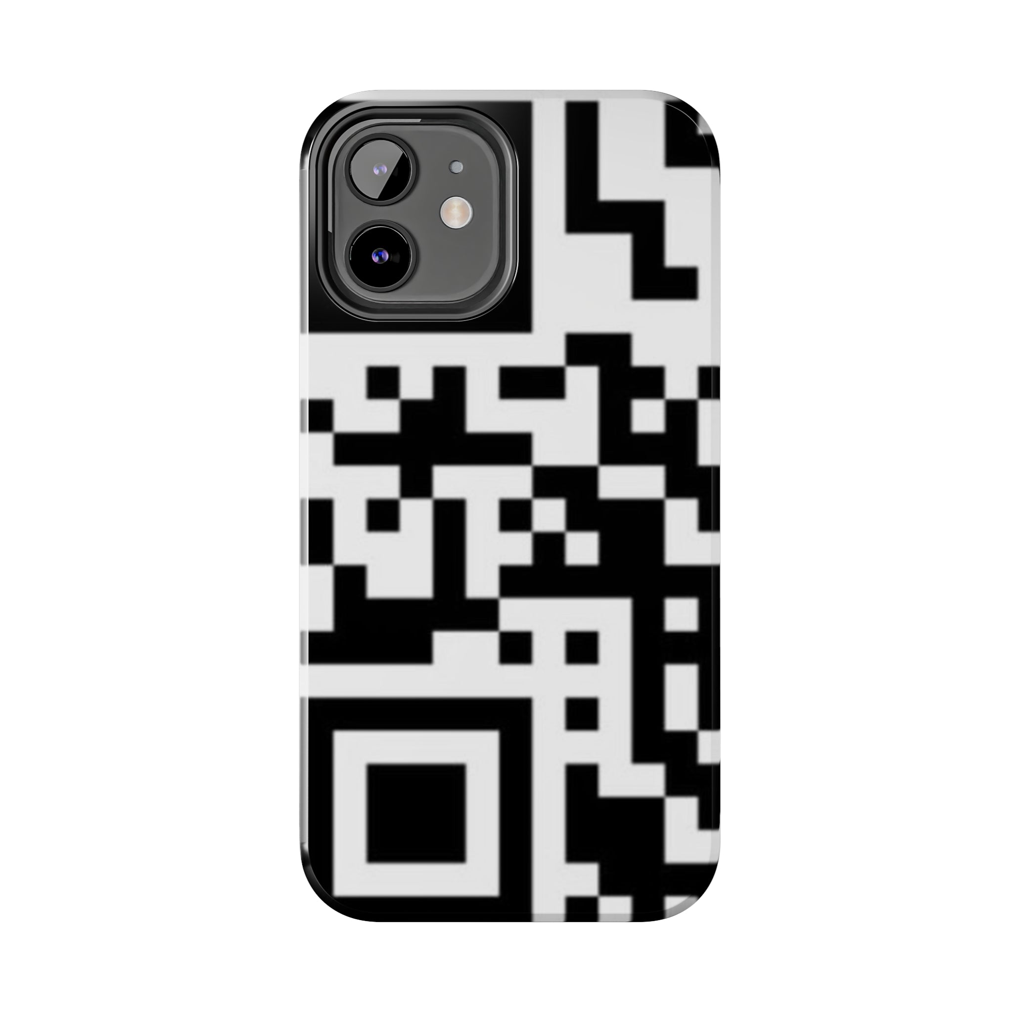 QR Print Tough Phone Case