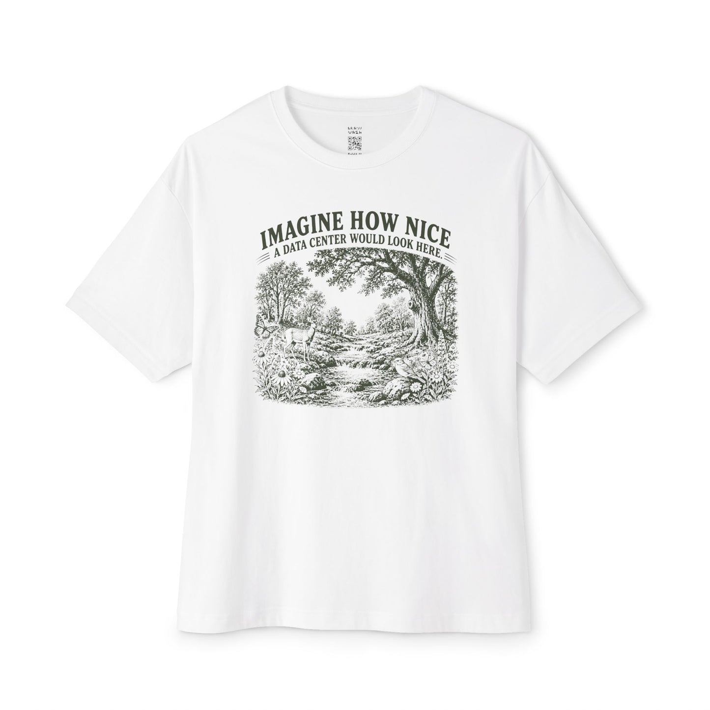 Imagine How Nice Babbling Brook Oversized Tee
