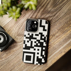 QR Print Tough Phone Case