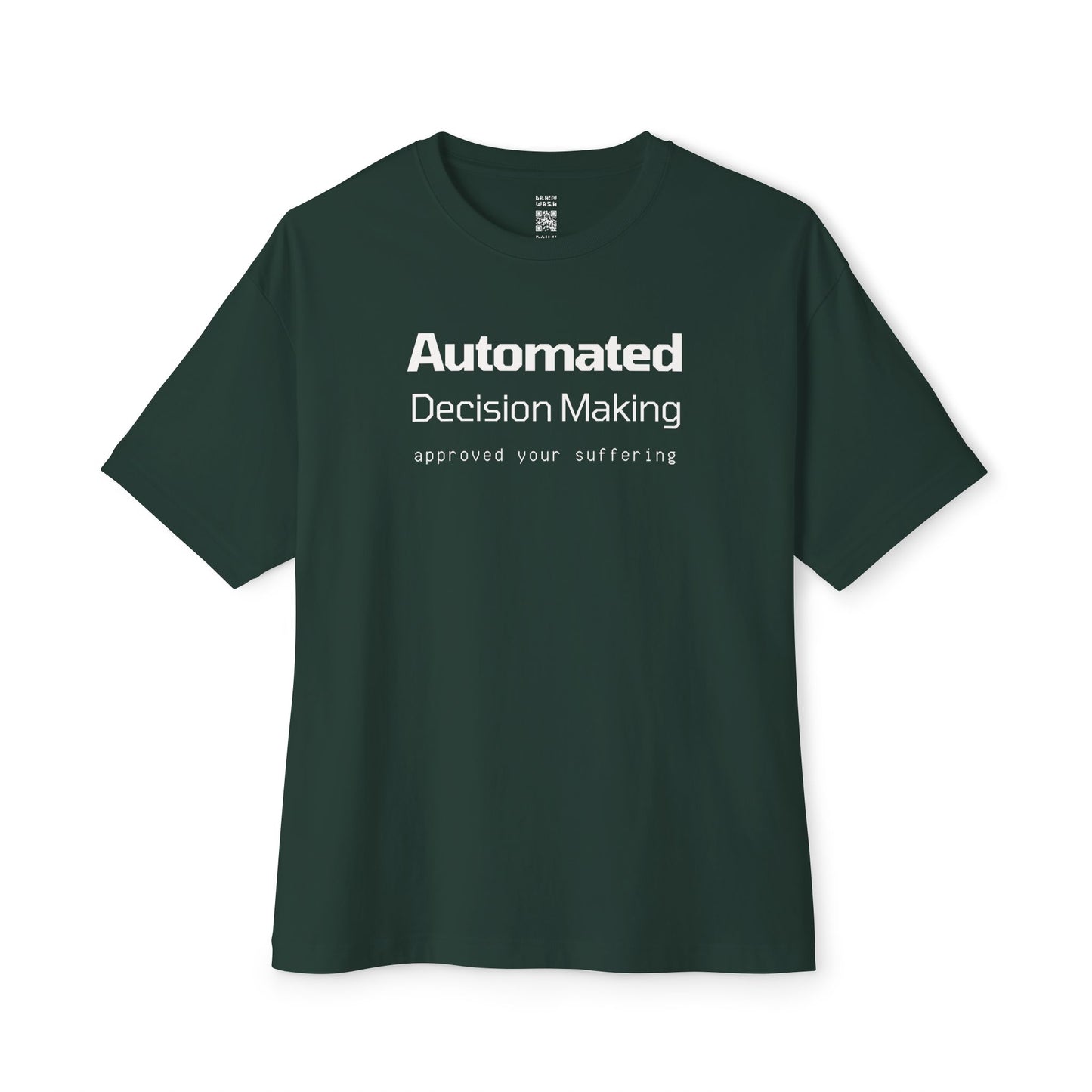 Automated Decision Making Oversized Tee