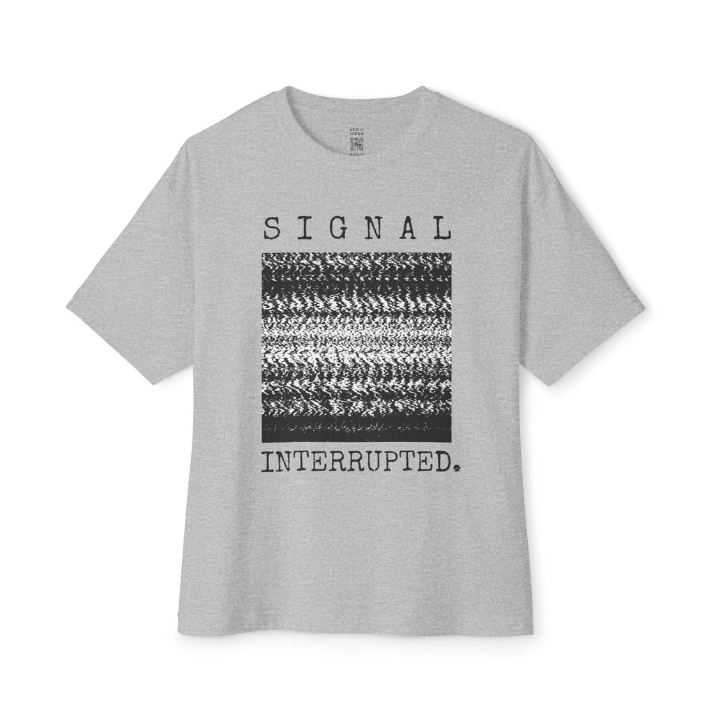 Signal Interrupted Oversized Tee