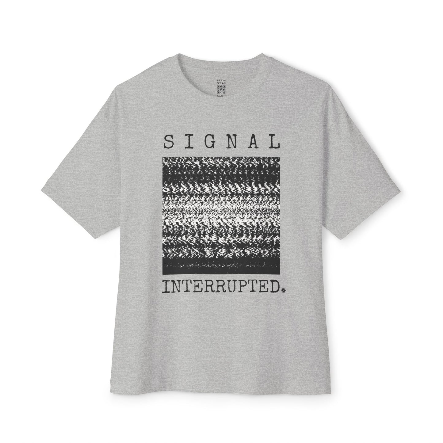 Signal Interrupted Oversized Tee