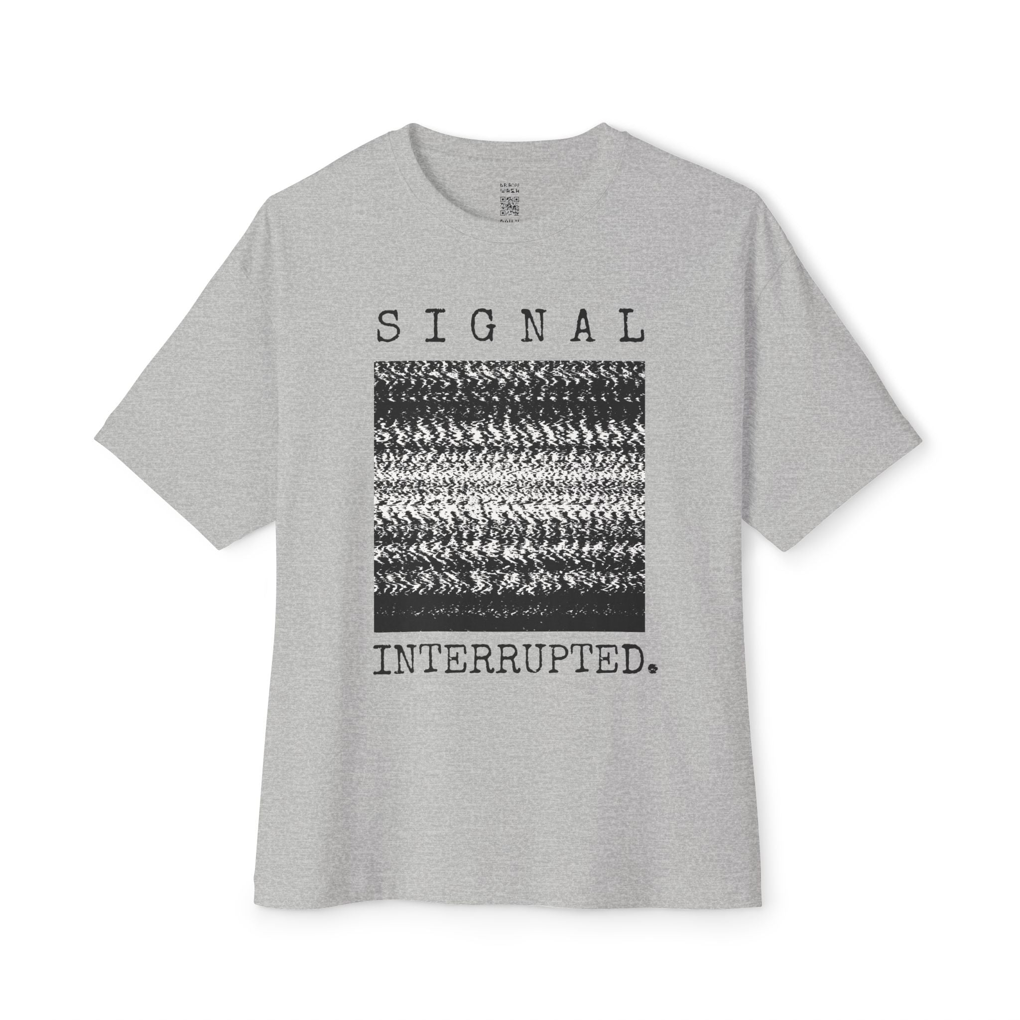 Signal Interrupted Oversized Tee