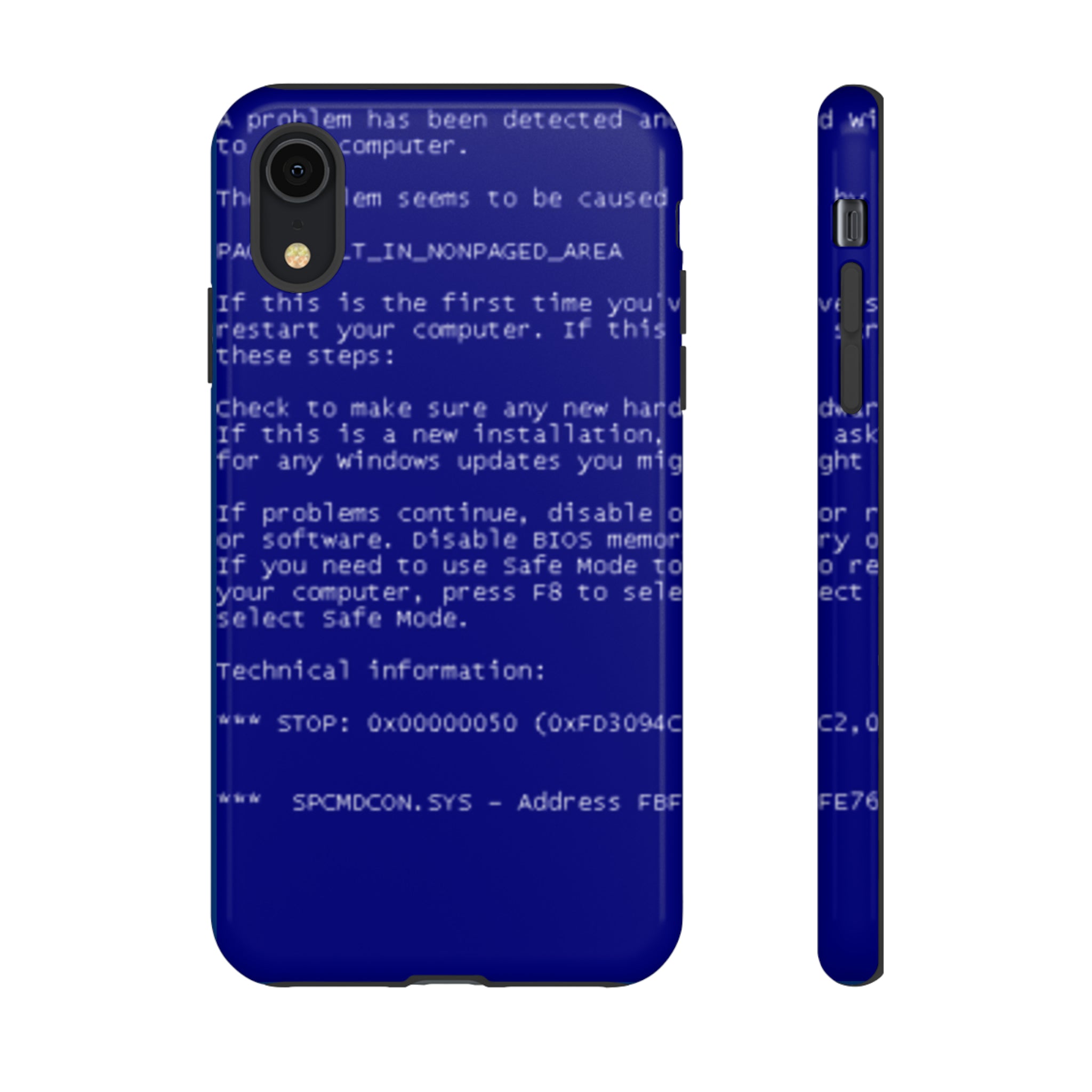 BSoD (Blue Screen of Death) Phone Case
