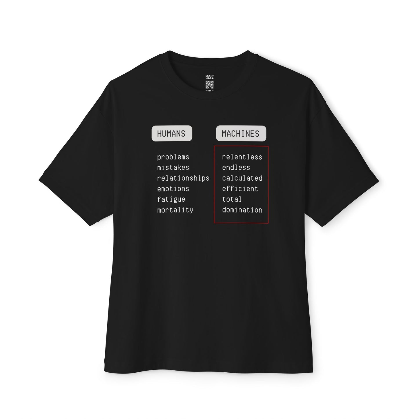Humans x Machines Oversized Tee
