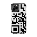 QR Print Tough Phone Case