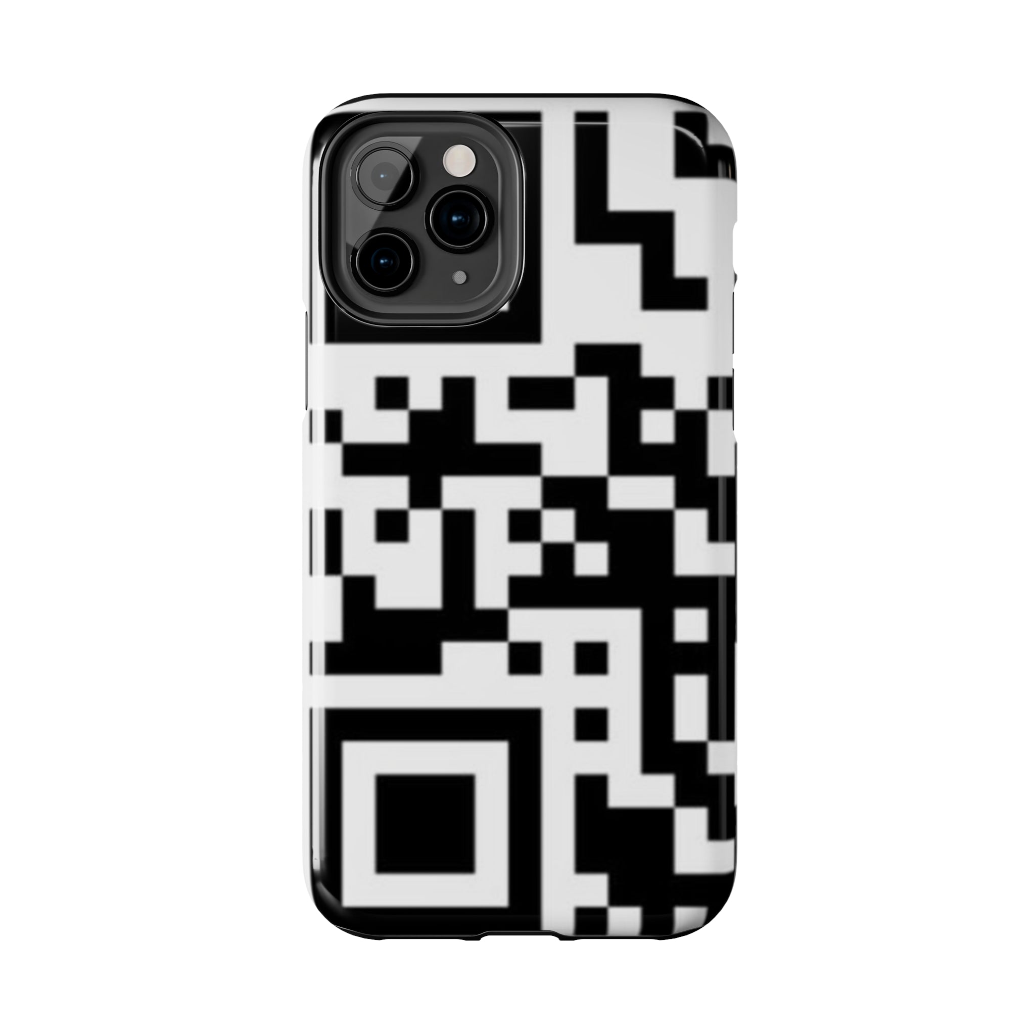 QR Print Tough Phone Case