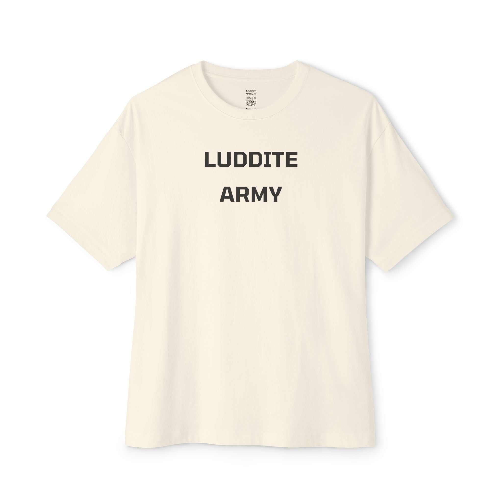 Luddite Army Oversized Tee