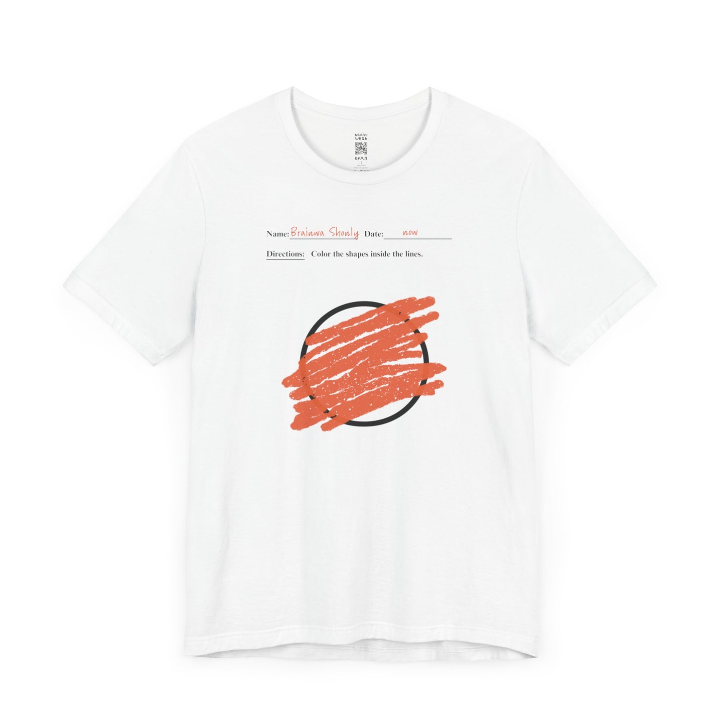 Directions: Color Inside The Lines (Circle) T-Shirt