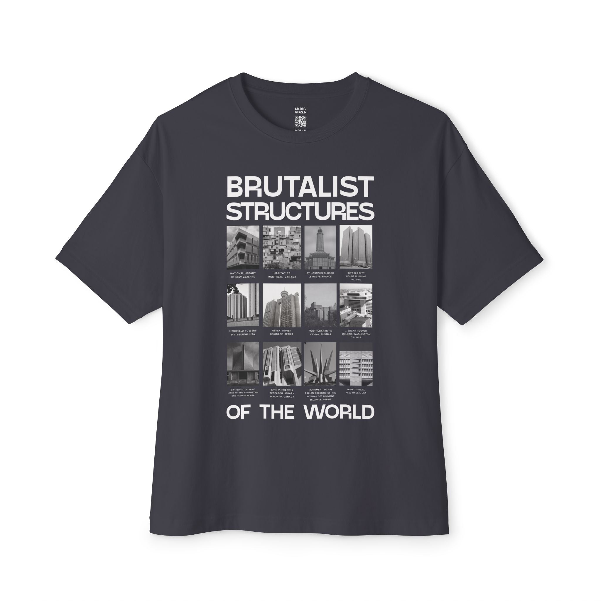 Brutalist Structures of the World Oversized Tee