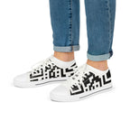 Men’s QR Print Low Top Sneakers