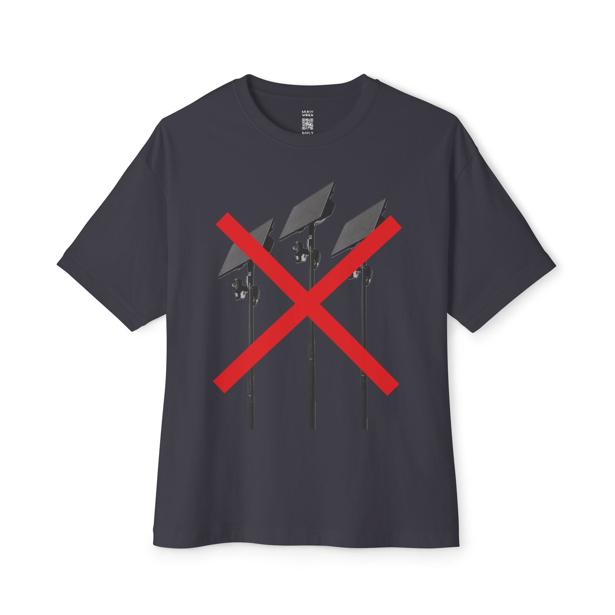 No Flock Cameras Oversized Tee