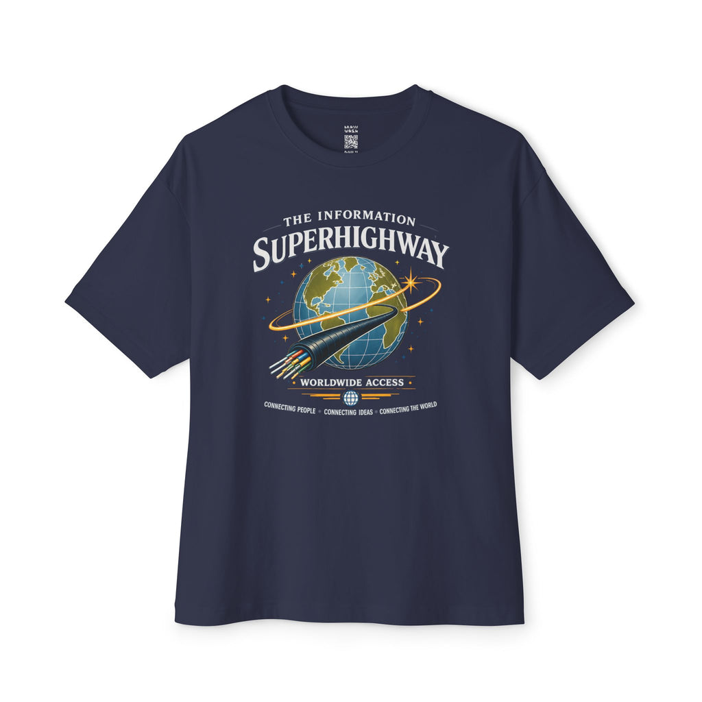 Information Superhighway Oversized Tee