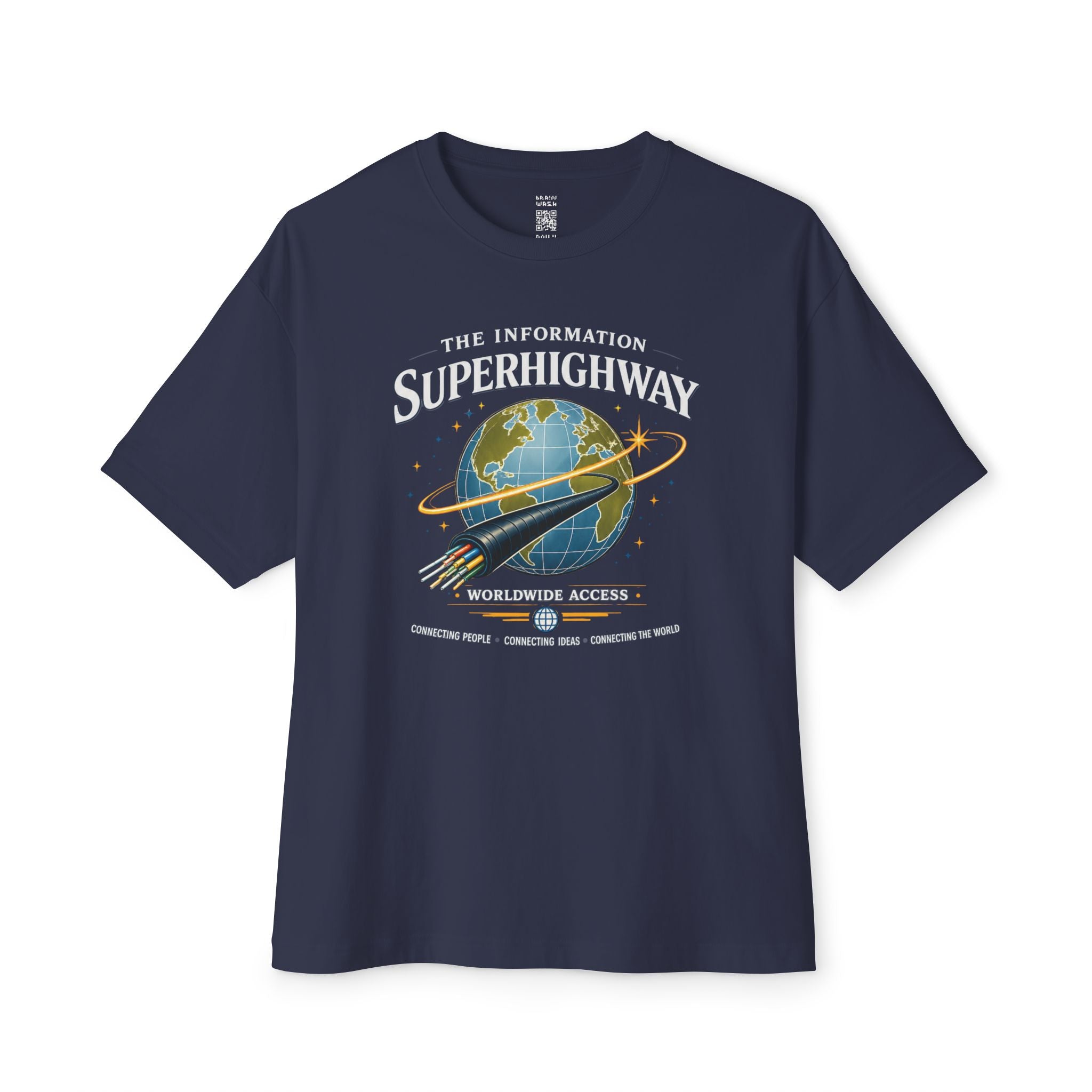 Information Superhighway Oversized Tee