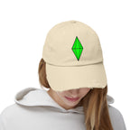 Distressed Plumbob Dad Hat