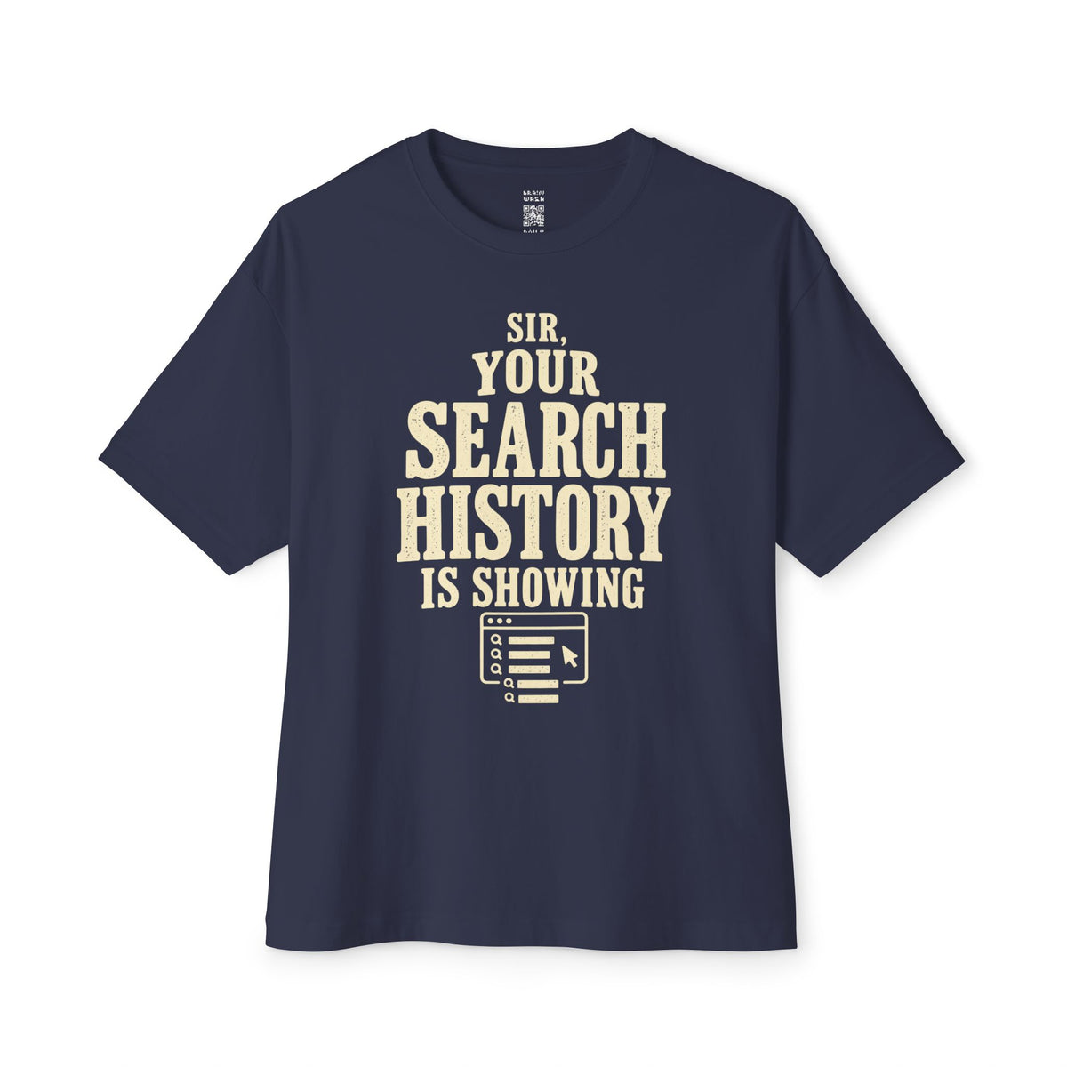 Search History Oversized Tee