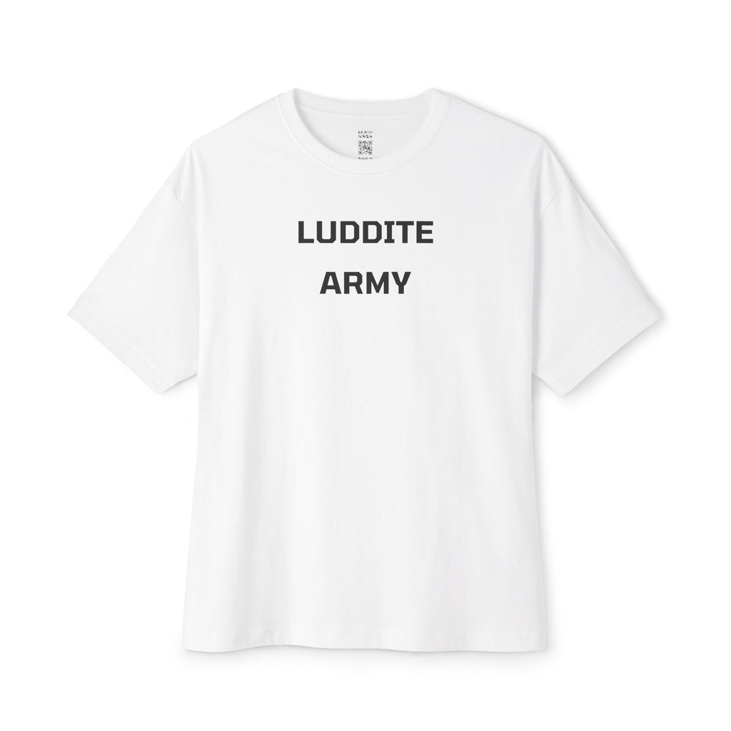 Luddite Army Oversized Tee