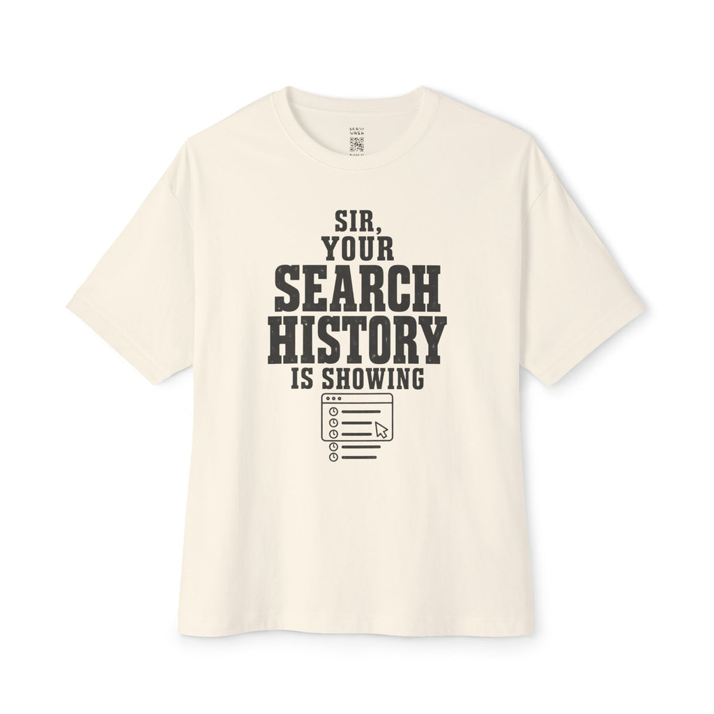Search History Oversized Tee
