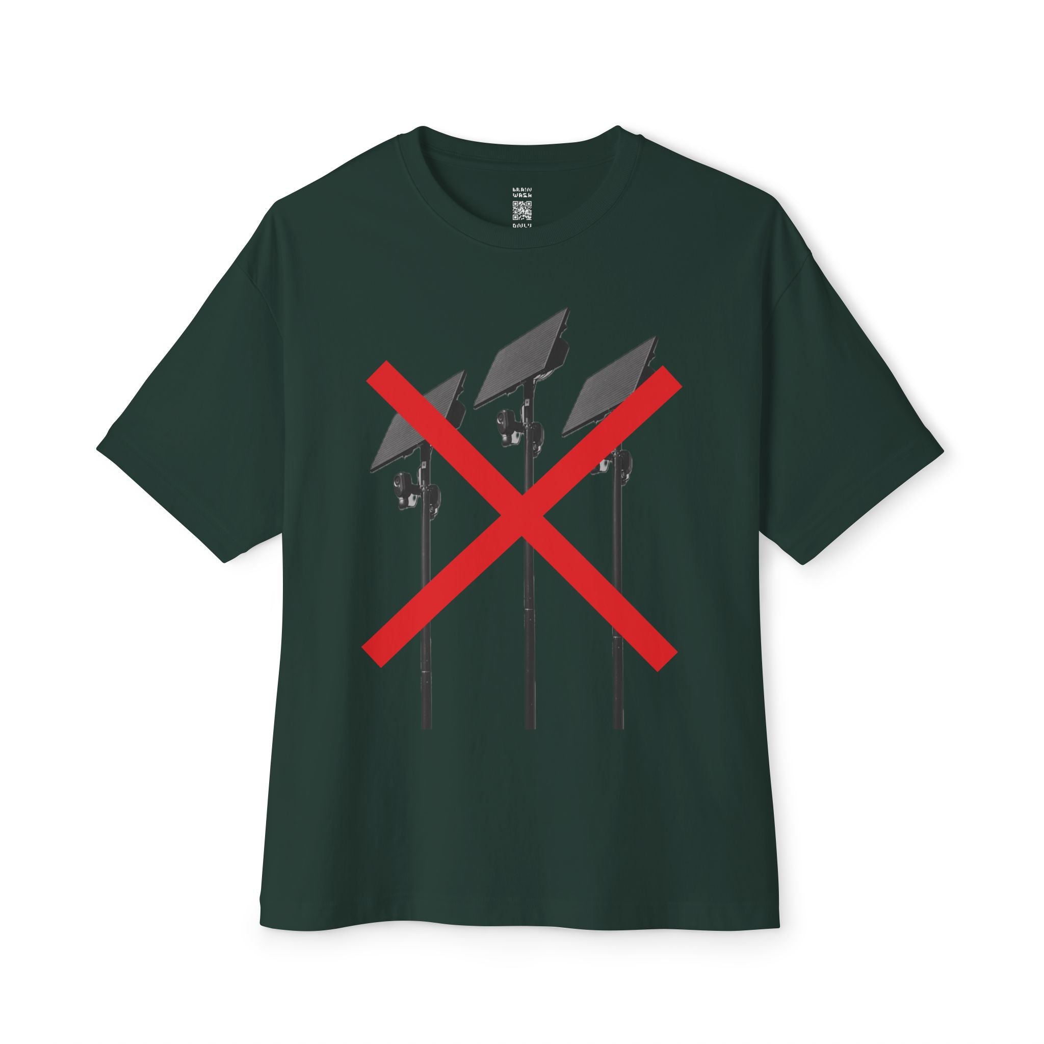 No Flock Cameras Oversized Tee