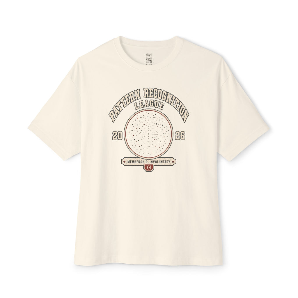 Pattern Recognition League Oversized Tee