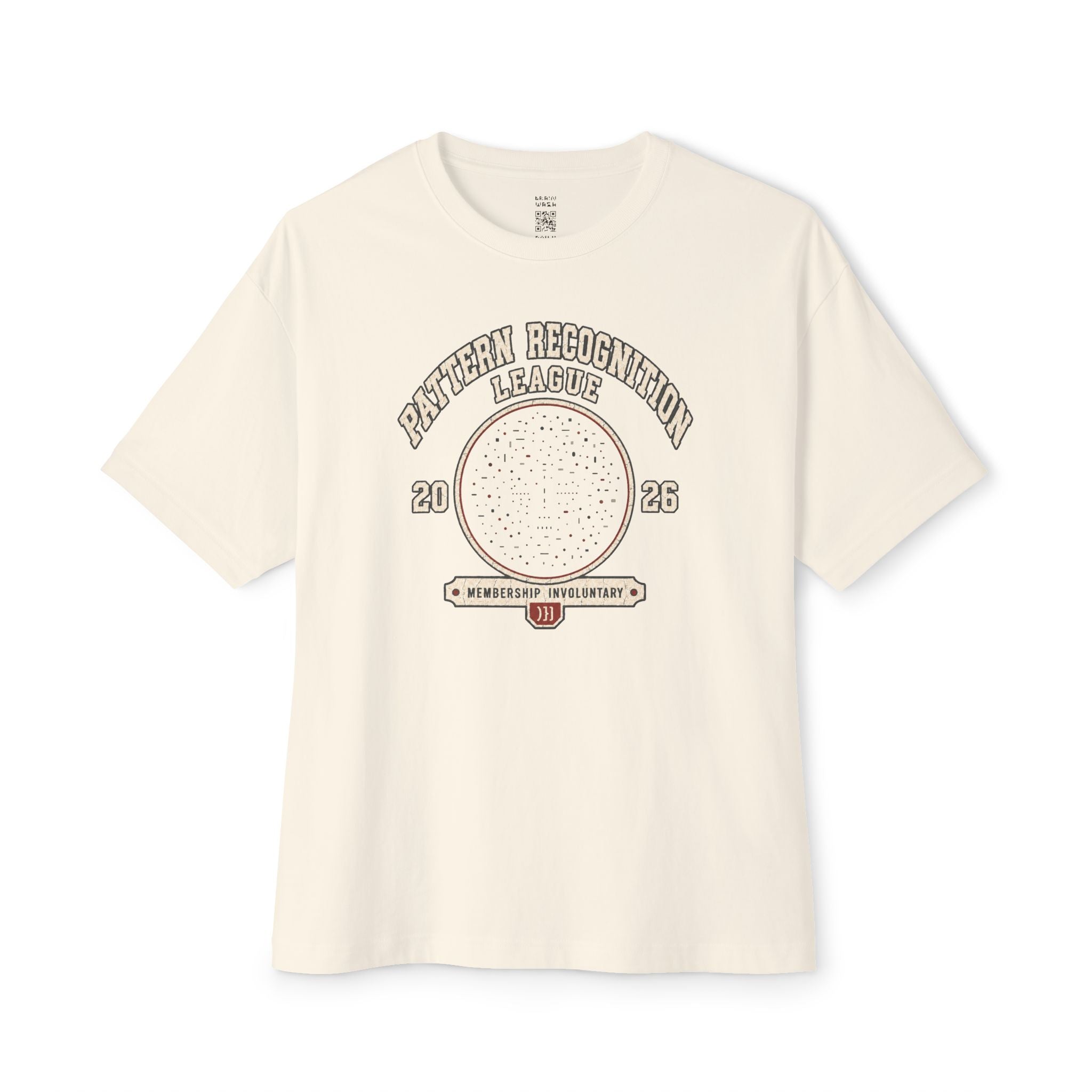 Pattern Recognition League Oversized Tee