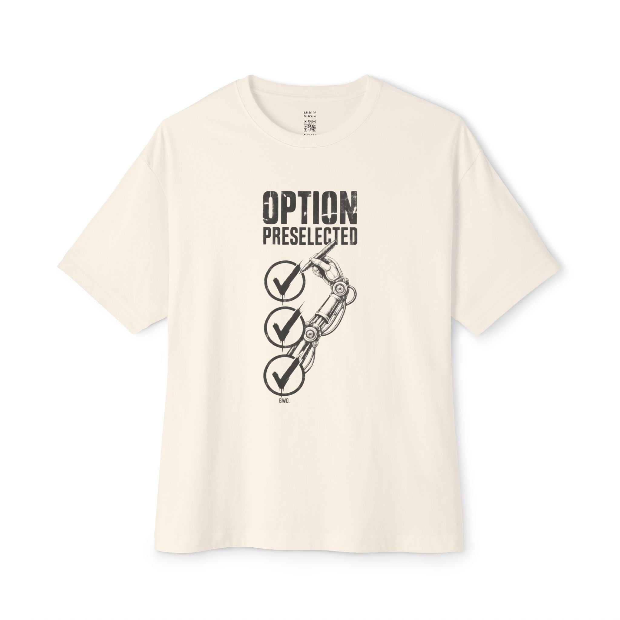 Option Preselected Oversized Tee