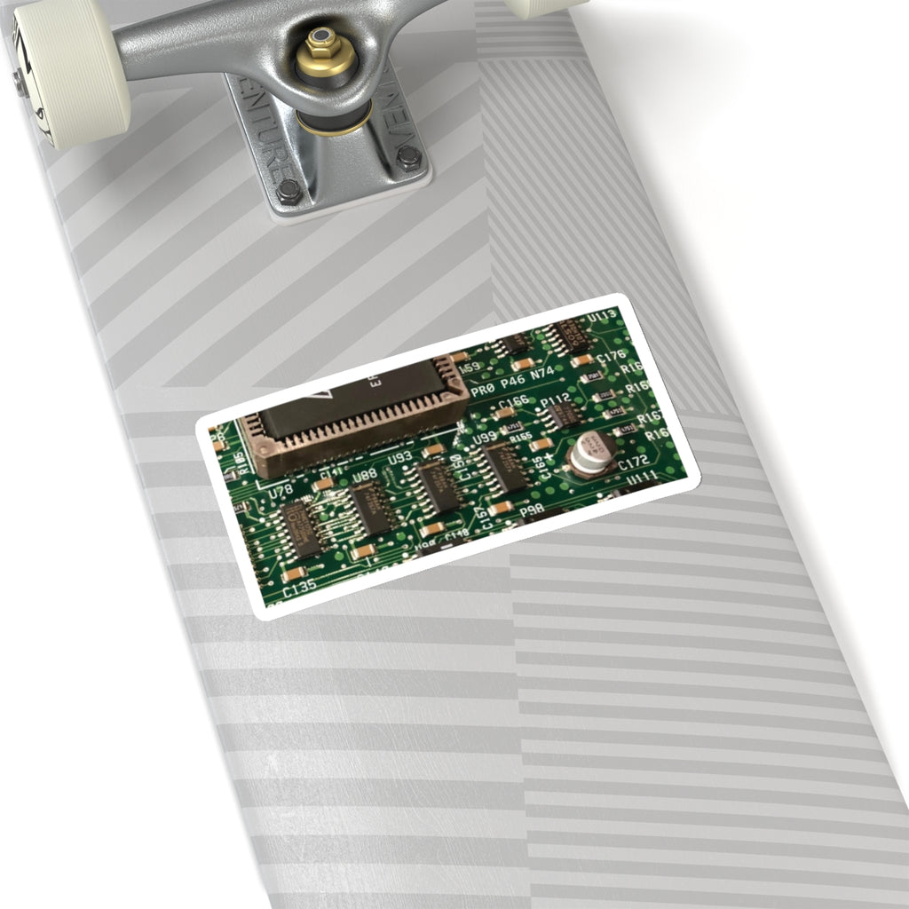 Long Circuitboard Sticker