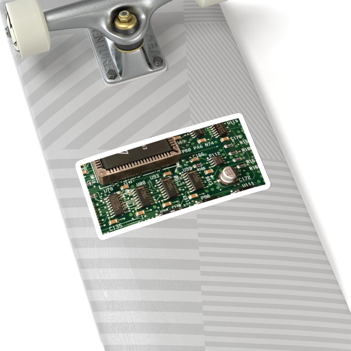 Long Circuitboard Sticker