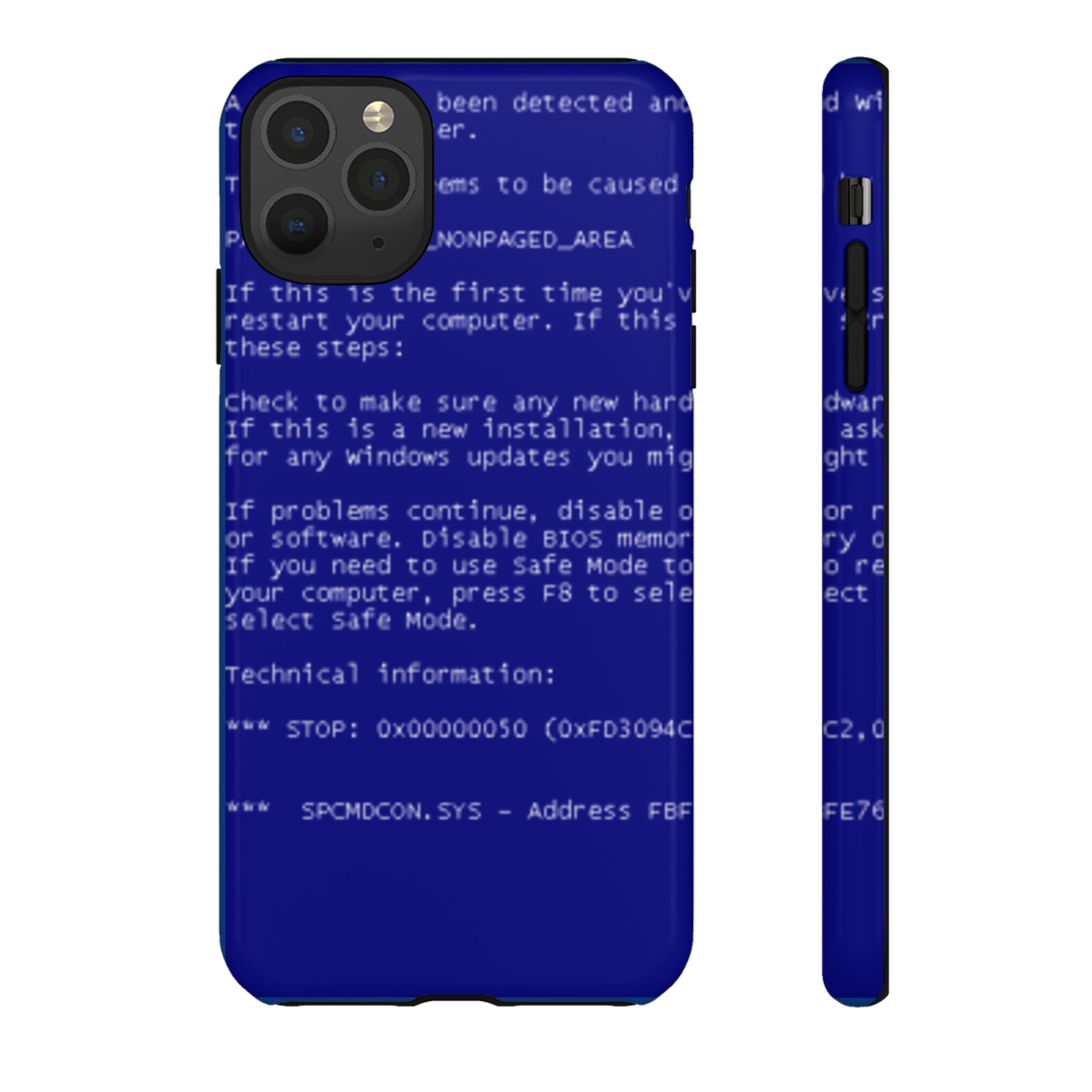 BSoD (Blue Screen of Death) Phone Case