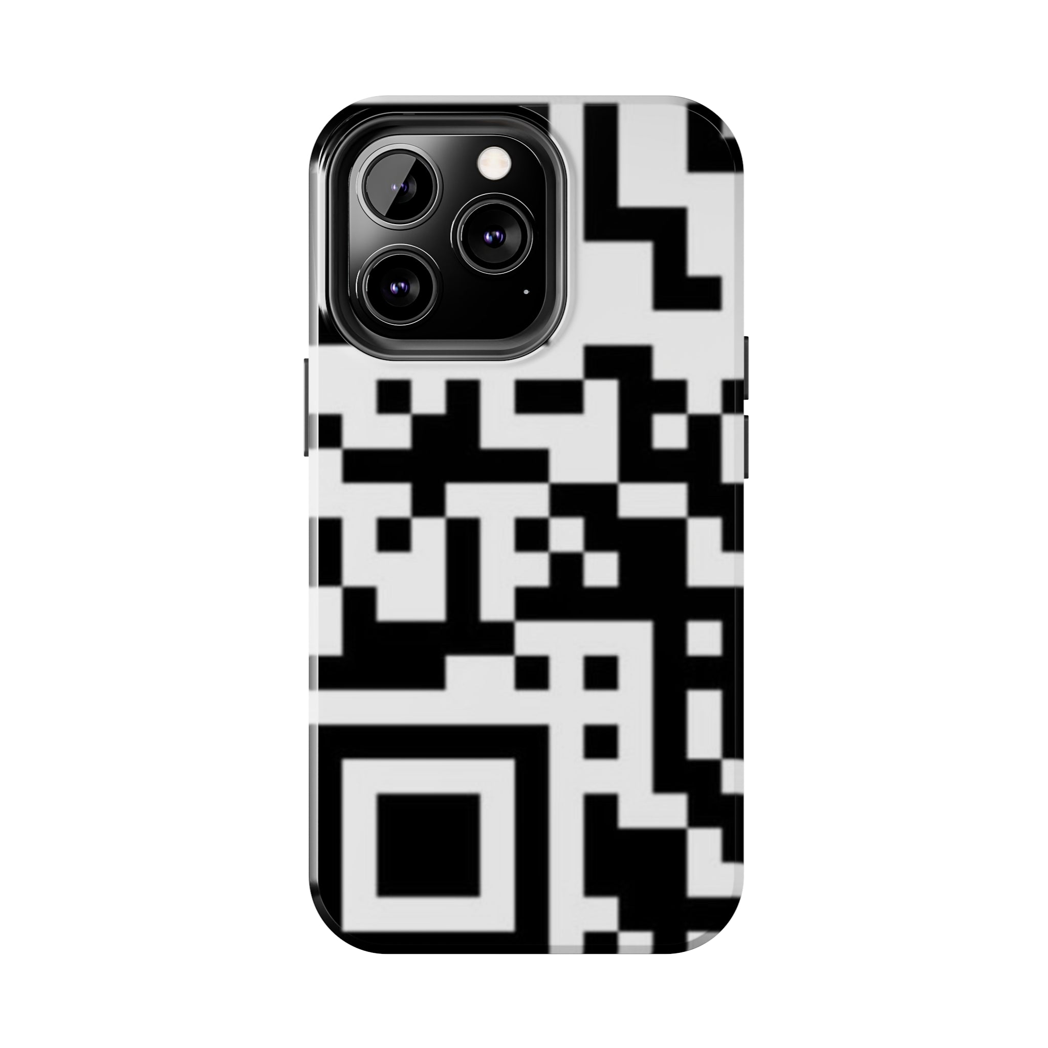 QR Print Tough Phone Case