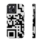 QR Print Tough Phone Case