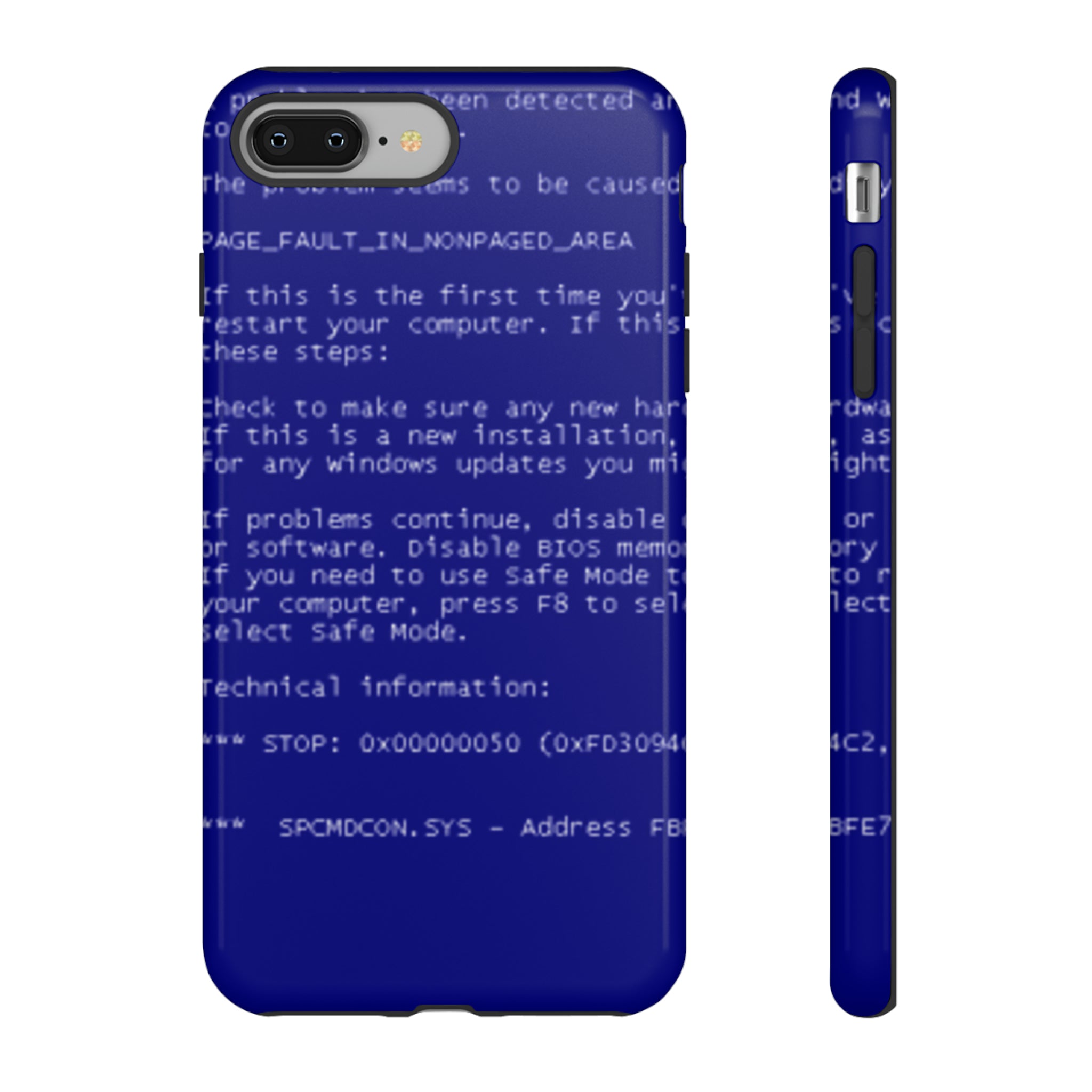 BSoD (Blue Screen of Death) Phone Case