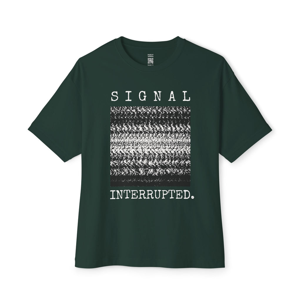 Signal Interrupted Oversized Tee