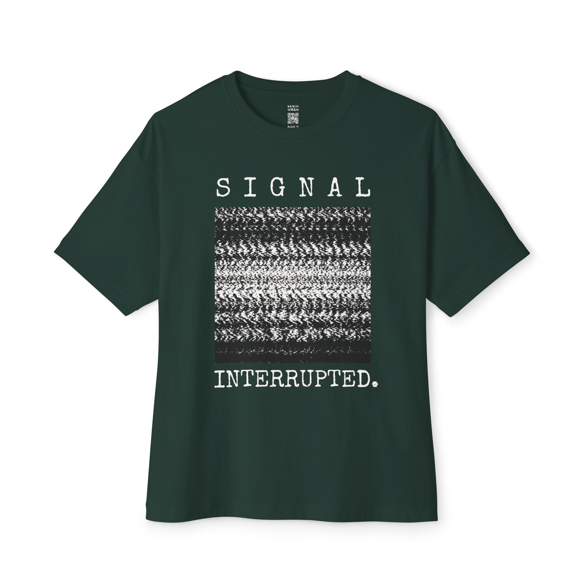 Signal Interrupted Oversized Tee
