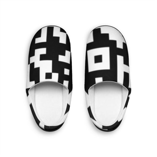 Men’s QR Print Slippers