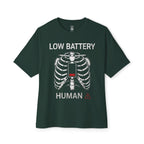Low Battery Human Oversized Tee