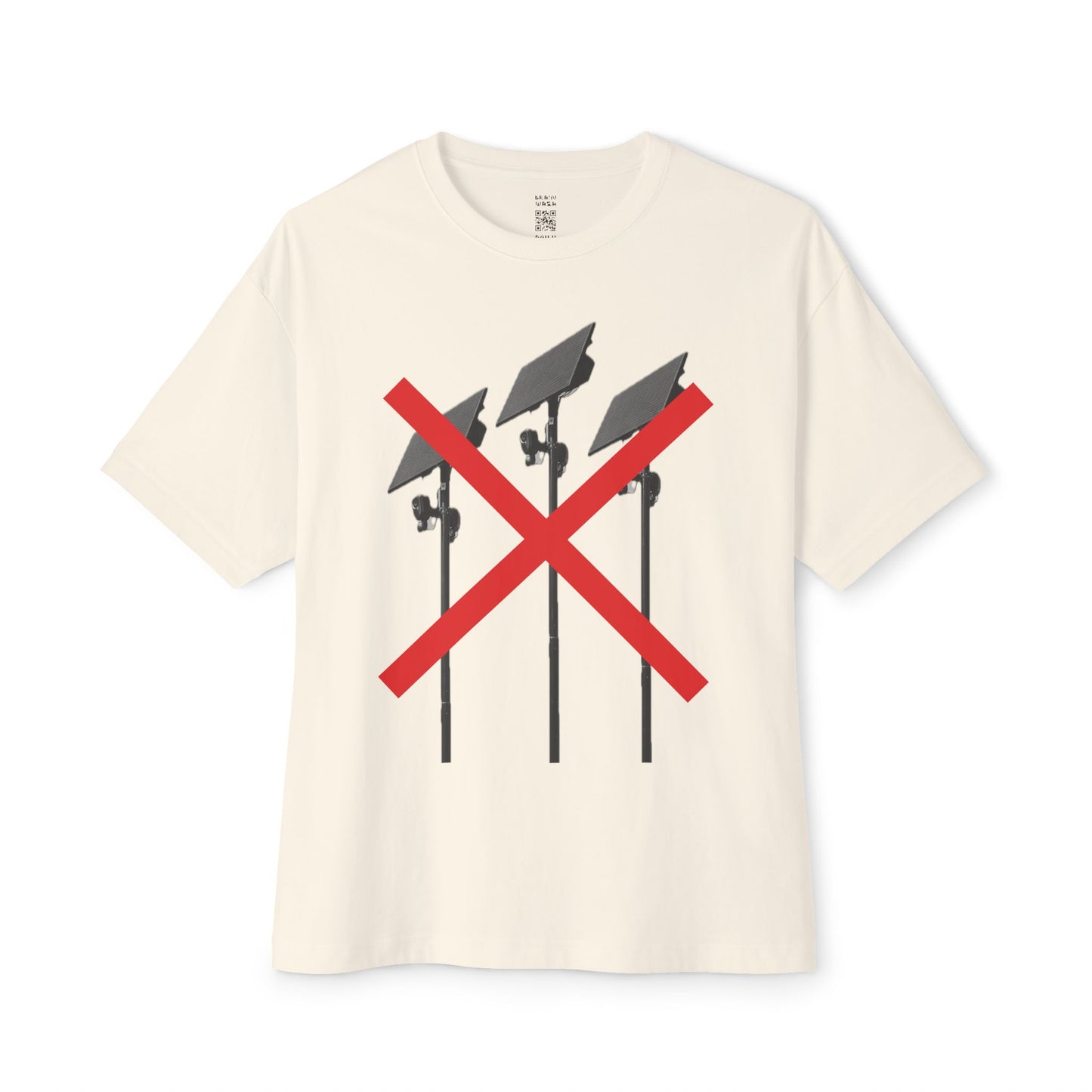 No Flock Cameras Oversized Tee