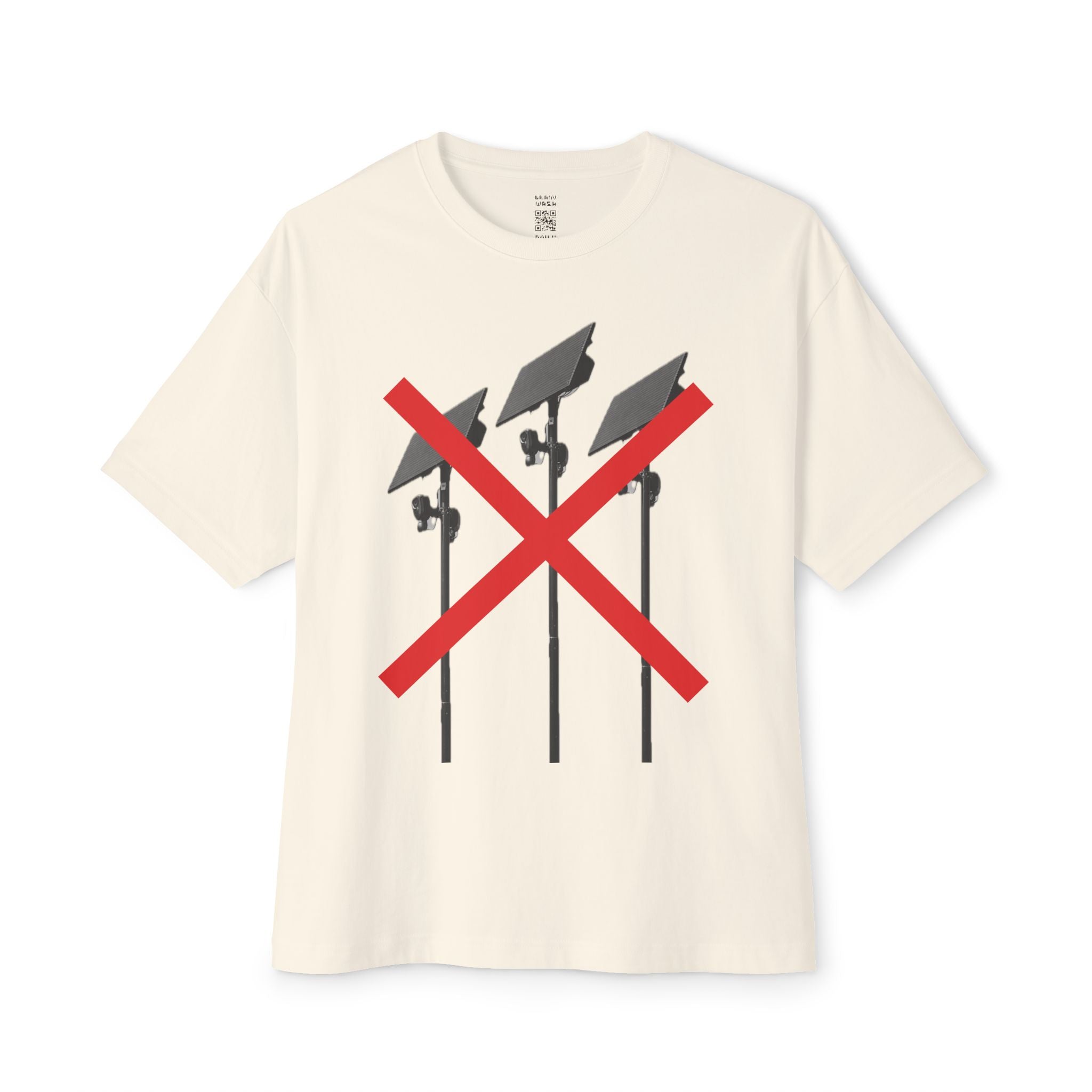 No Flock Cameras Oversized Tee