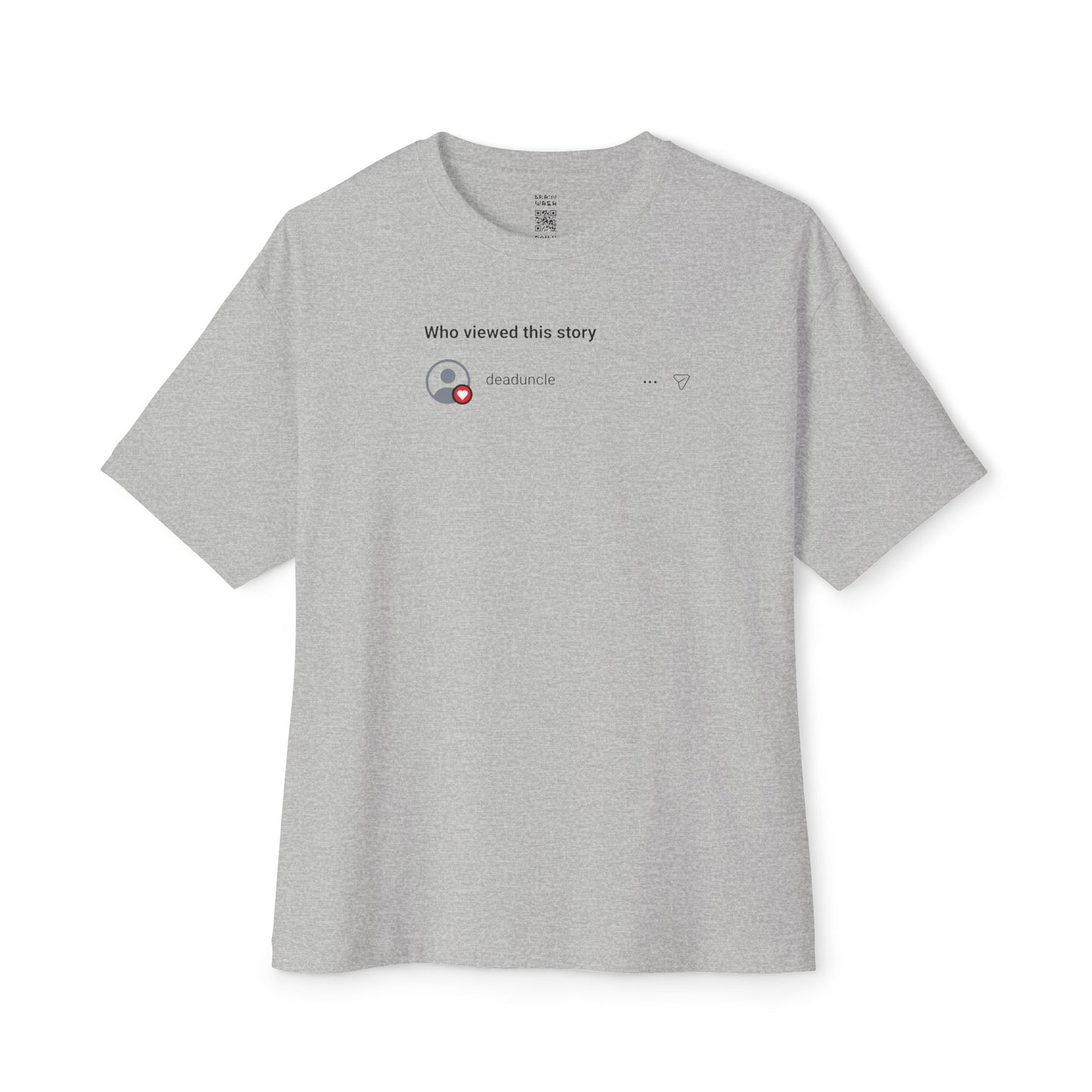 Who Viewed This Story Oversized Tee