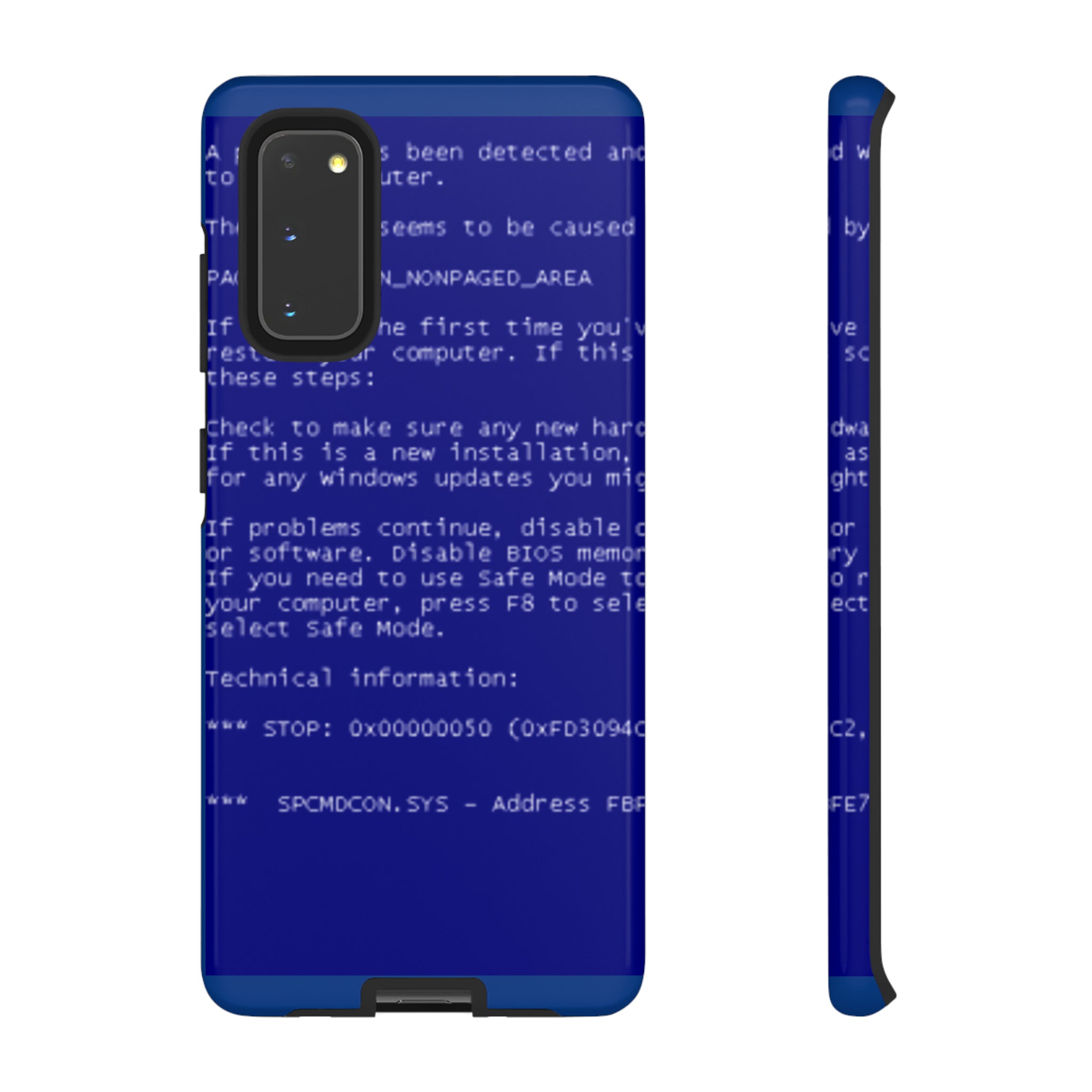 BSoD (Blue Screen of Death) Phone Case