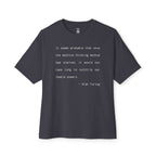 Feeble Powers Quote Oversized Tee