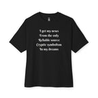 Cryptic Symbolism Oversized Tee