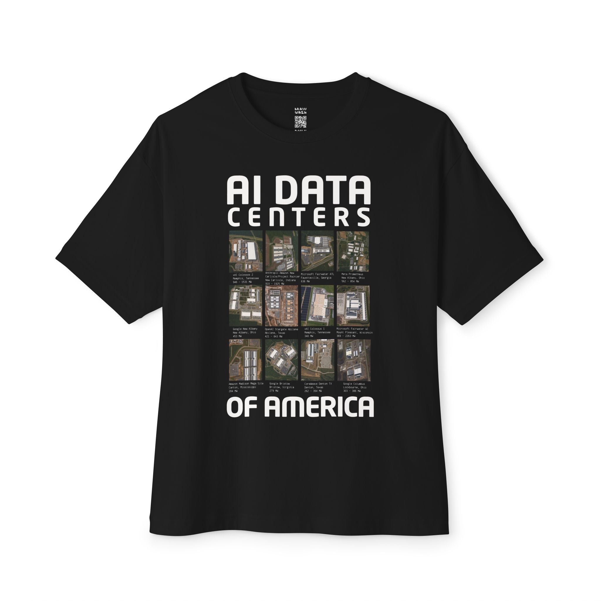 AI Data Centers Of America Oversized Tee