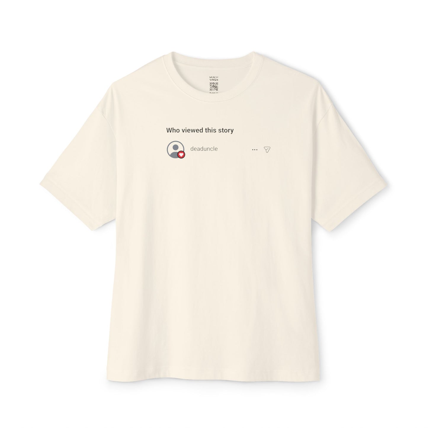 Who Viewed This Story Oversized Tee