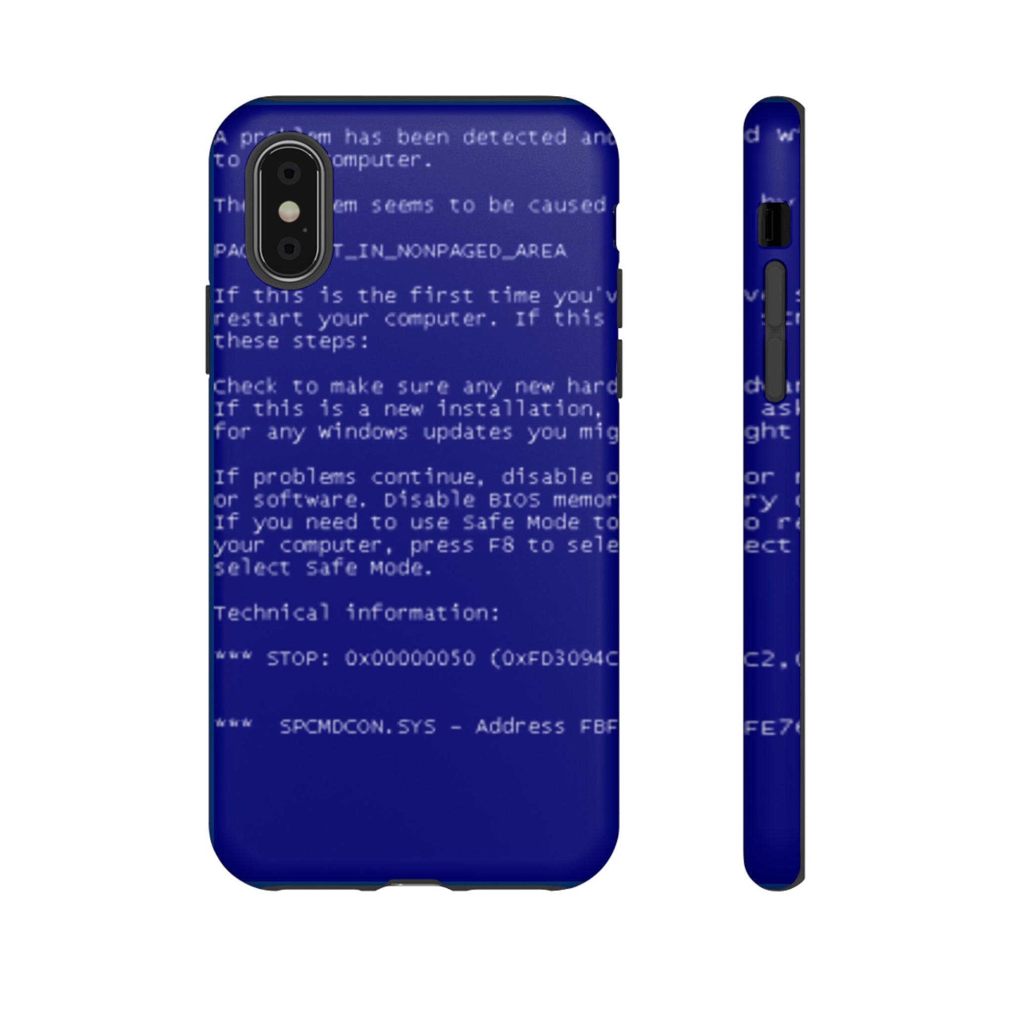 BSoD (Blue Screen of Death) Phone Case