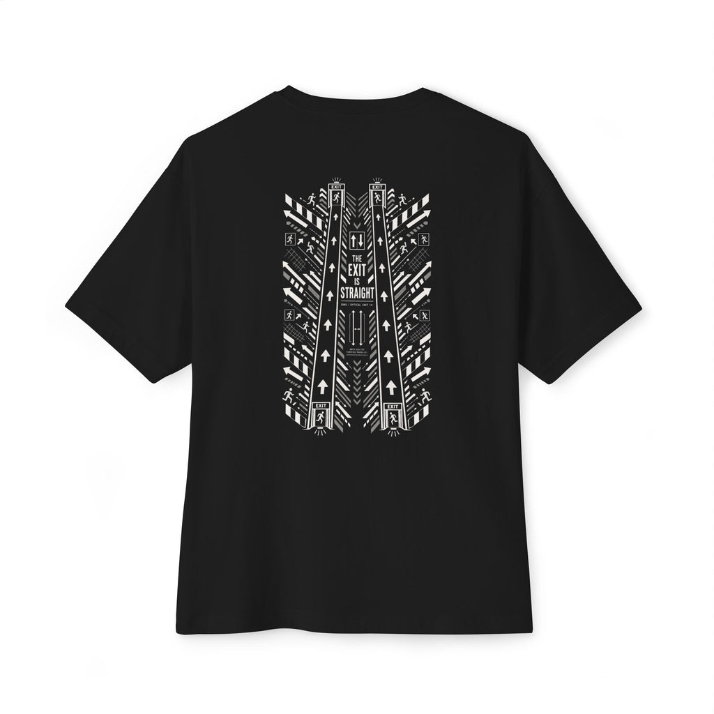 The Exit Is Straight Oversized Tee